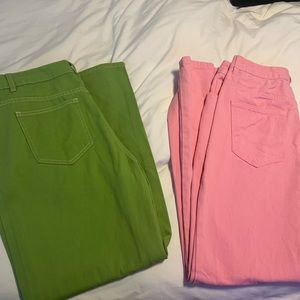 SHEIN COLORED PANTS